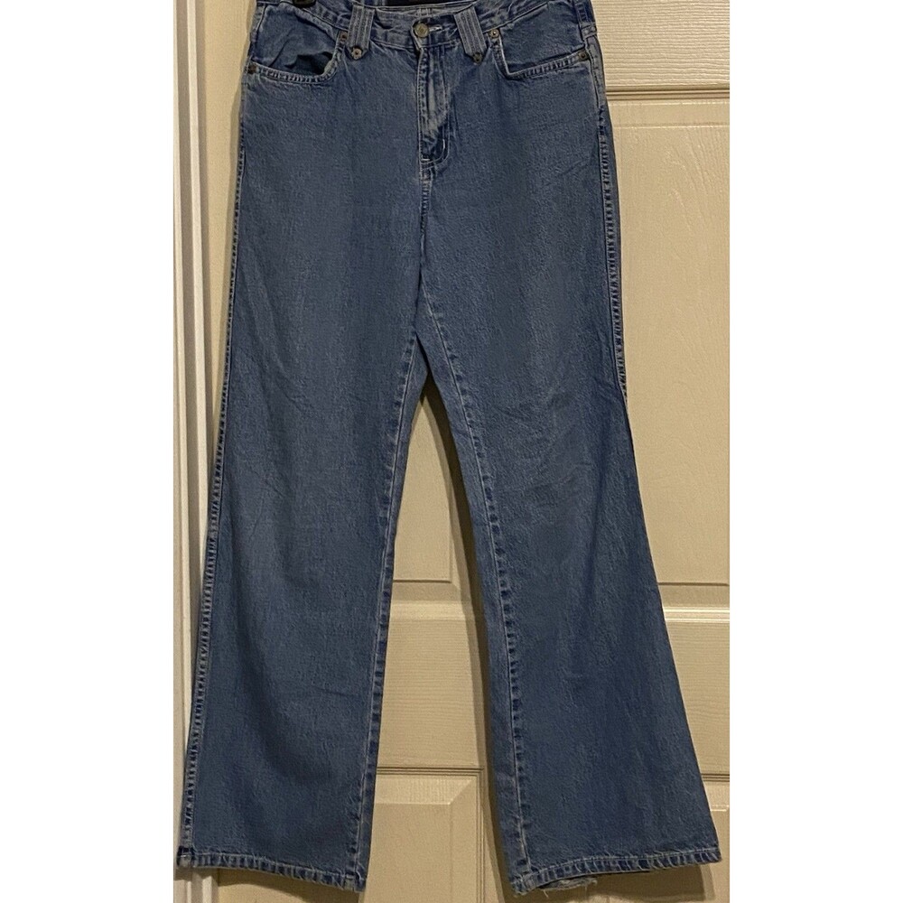 Vintage l.e.i. 100% Cotton Blue Denim Jeans Made USA Women's Size 9 Y2K 90s